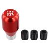 Manual Transmission 5 Speed Shift Knob Metal Adapter with Chrome Racing Design