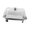 Fish Deep Baking Tray with Cover Grilled Plate Dining Furnace Buffet Foods Holder Restaurant