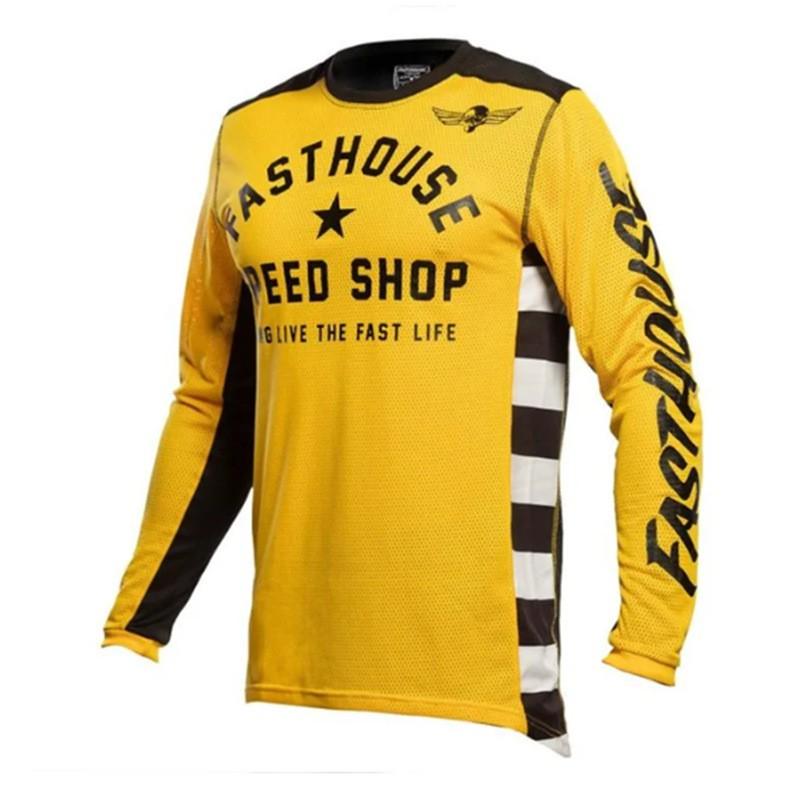 Herren Langarm Fahrradtrikot Schnelltrocknend Mountainbike Trail Riding Bekleidung Atmungsaktives Performance Top