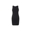 Jordan Summer Slit Embroidered Tank Dress Women's Black