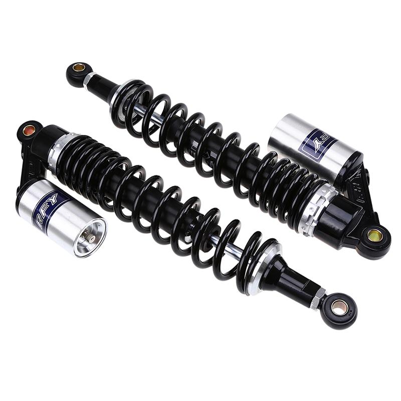 Universal 400mm 15.75" Motorcycle Air Shock Absorber Rear Suspension Spring Damper Replacement for Yamaha Honda