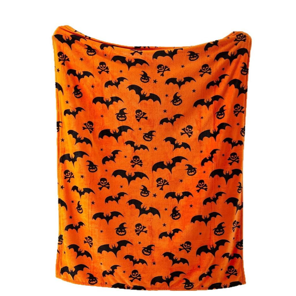 Halloween Throw Blanket 7 Cm, Decorative Plaid for Couch, Bed, or Home Decor
