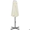 VidaXL Parasol d'Extérieur et Poteau en Aluminium, Pare-soleil de Patio, Abri de Soleil, Parasol de Terrasse Extérieur, 460 44868