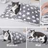 Warm Pet Sleeping Mat Star Pattern Warm Pet Pads Skin-friendly Pet Bed Pad  for Cats and Dogs