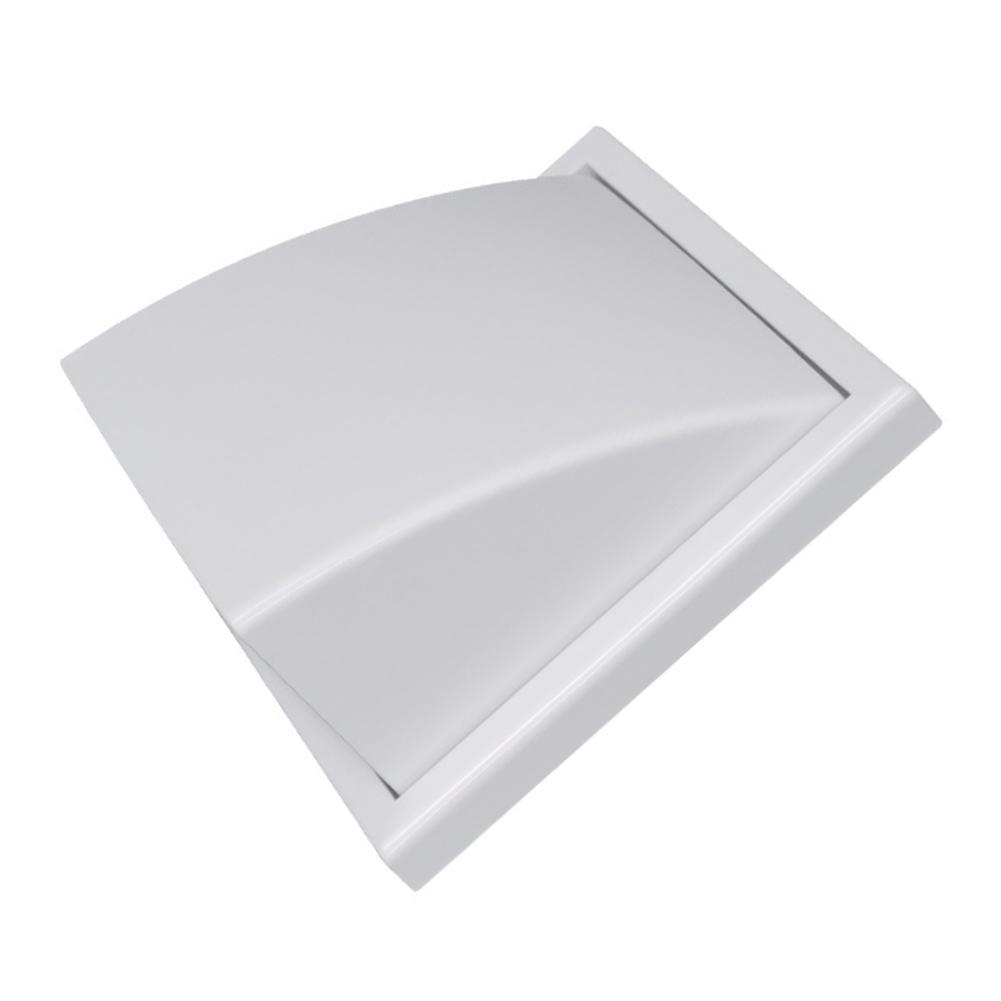 ABS Exhaust Hood ABS Exterior Wall Ventilation Grille Range Hood Duct Air Outlet With Valve For Range Hoods