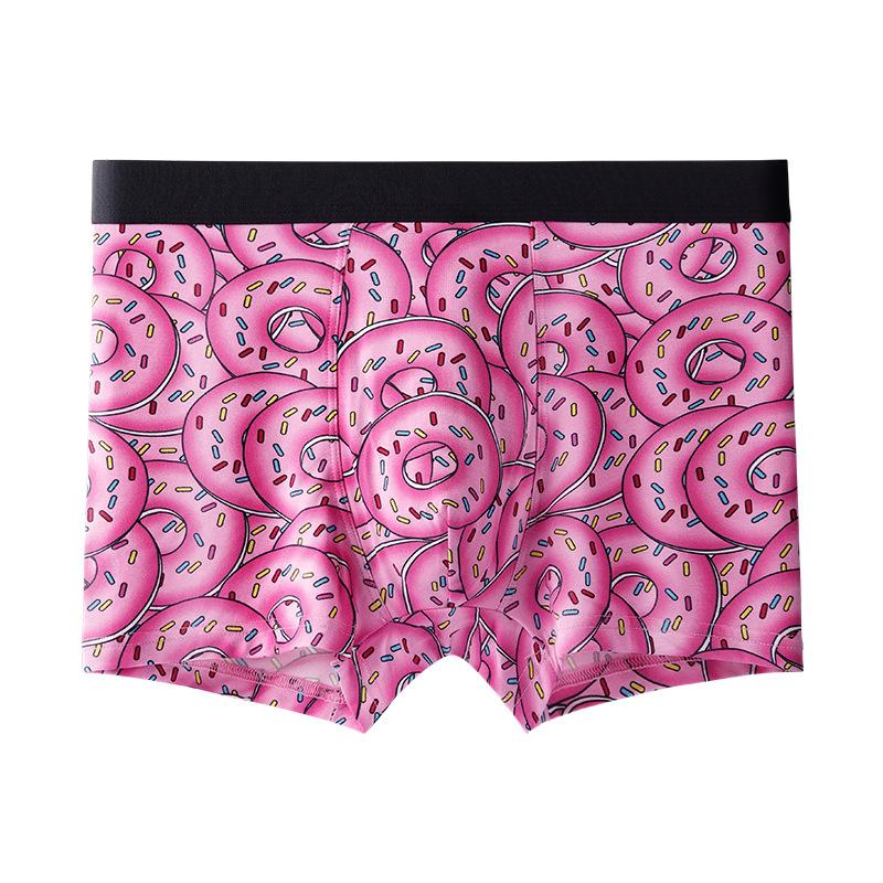 

80 Мужское нижнее белье Личность Тренд Модал Принт Дышащая Антибактериальная Ластовица Подростковое Средней Посадки Трусы Мужское Нижнее Белье 3XL