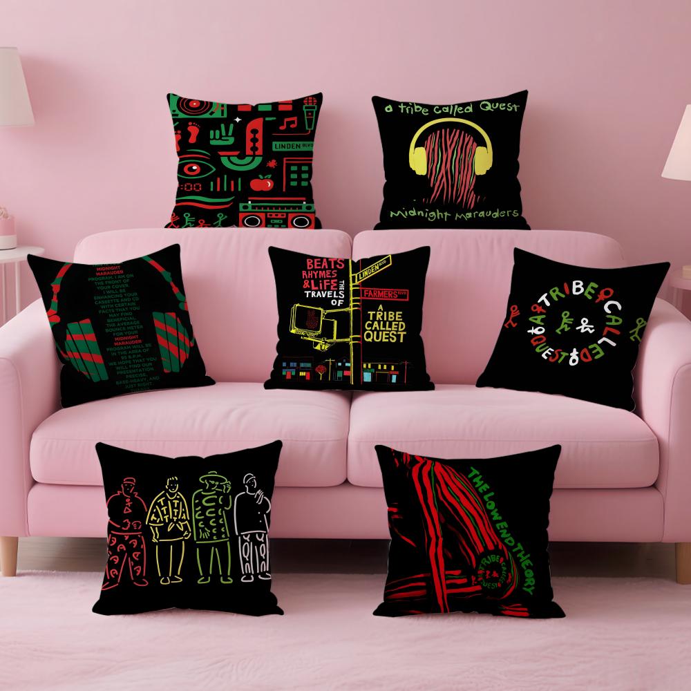 Band A Tribe Called Quest Album Cushion Cover Pillow Case Soft Friendly Fabric Concealed Zipper