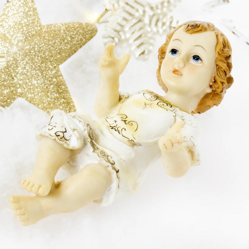 Baby Jesus Figurine - Perfect for a Nativity Scene, 7.5