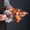 Rotary BBQ Grill Cage Skewers Needle Cage Vegetable Meat Skewer BBQ Tools
