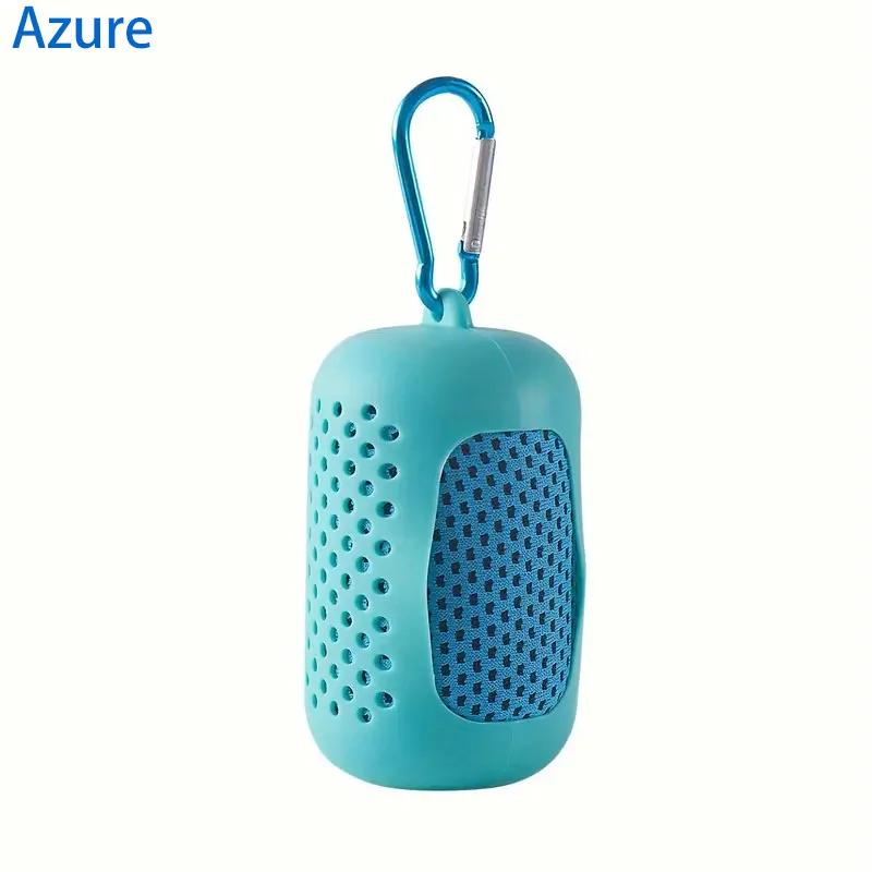Outdoor Mikrofaser Schnelltrocknend Sport Kühlendes Eistuch Kaltes Sporttuch Fitness Kühlhandtuch Camping