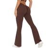 Solid Color V-Waist High-Waisted Loose Cropped Yoga Leggings