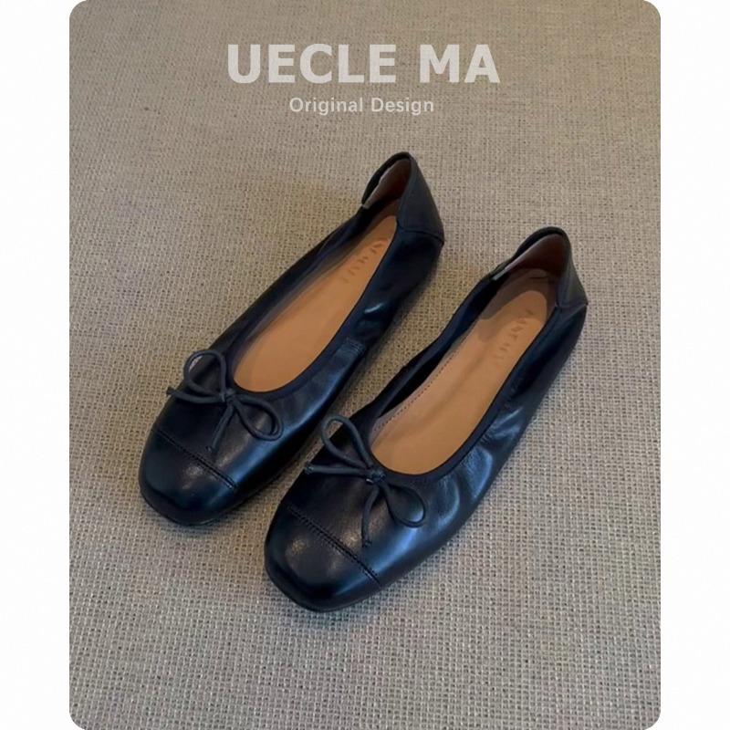 

Супермягкая овчина~ натуральная кожа туфли-лодочки женские на плоской подошве нежные вечерние туфли с бантом балетки мягкая подошва туфли-яичницы 35