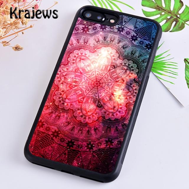 Krajews Beautiful painting mandala flower Phone Case Cover For iPhone 17 Air 16 15 14 plus 12 13 pro max Fundas