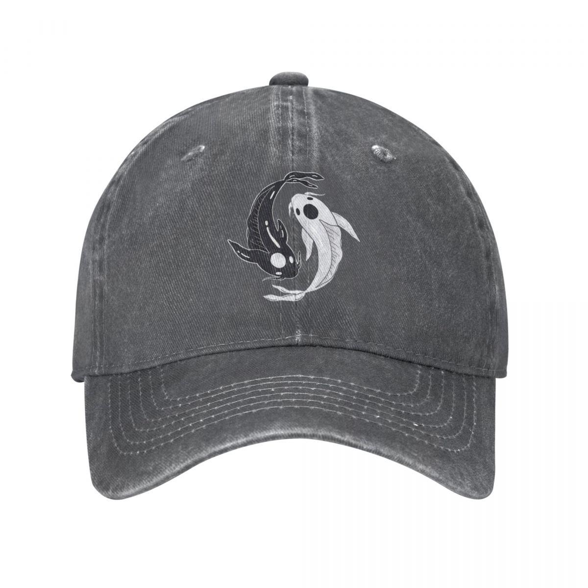 XIXIGO Cap Tui En La Avatar De Legende Van Aang Unisex Baseballpet Yin Yang Koi Verweerd Denim Hoeden Pet Vintage Buiten Cadeau Zon Hoed One Size