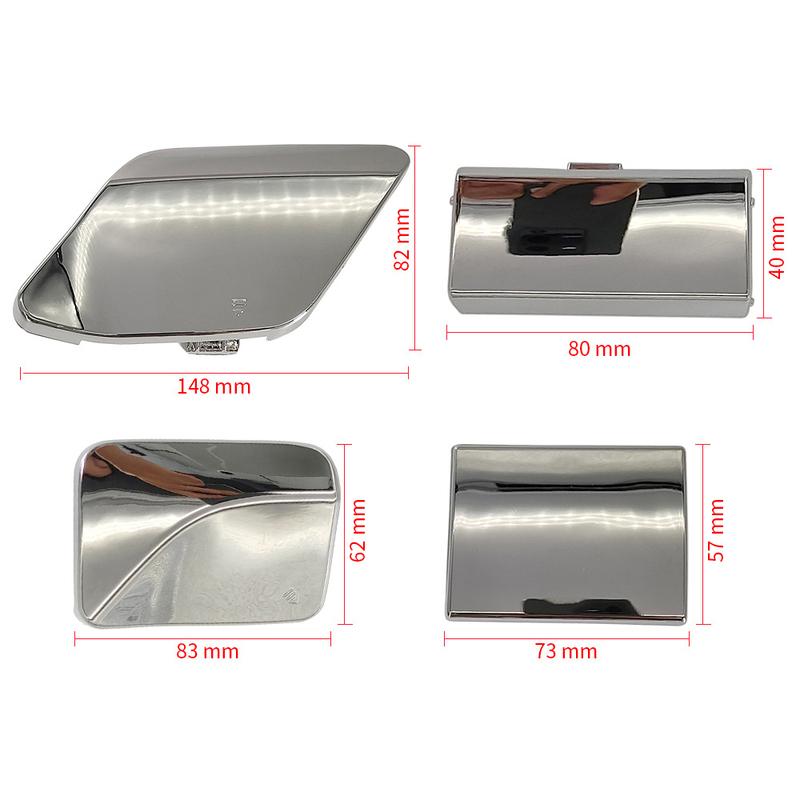 For Mercedes Benz ML Class W166 Front And Rear Tow Hook Cover Plate Front And Rear Bumper Trailer Hole Cover 2012-2015