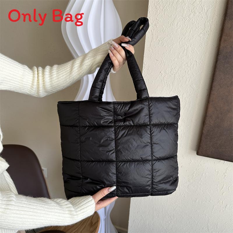 Pu Quilted Square Shoulder Bag For Women With Large Capacity And Urban Style
