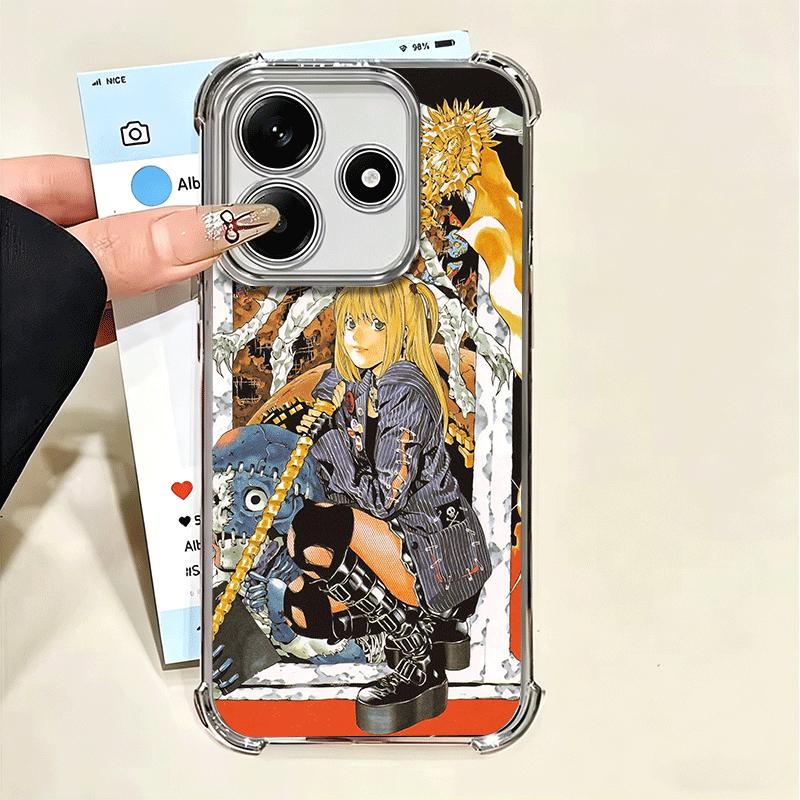 

N-Notes D-Deaths MisaMisa Soft Phone Case For Xiaomi Poco X7 X8 Pro Max X6 X5 X3 F8 Ultra F7 M8 M7 M5S Redmi 15C 15A 15 14C 13C Xiaomi Redmi 15C