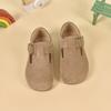 Girls' shoes, new spring and autumn models, Korean-style children's shallow suede shoes, breathable soft-soled slip-on Birkenstock shoes