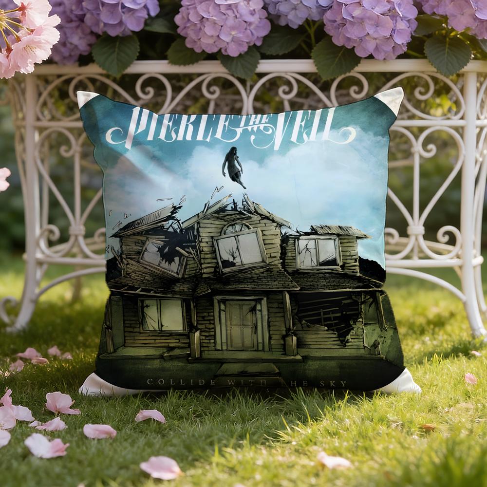 P-Pierce Band The Veil Cushion Cover Home & Car Dual-Scene Pillow Cover: Reversible for Premium Comfort
