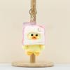 Cute Duck Bread Pendant Cartoon Plush Toy Little Duck Doll Keychain Pendant Bag