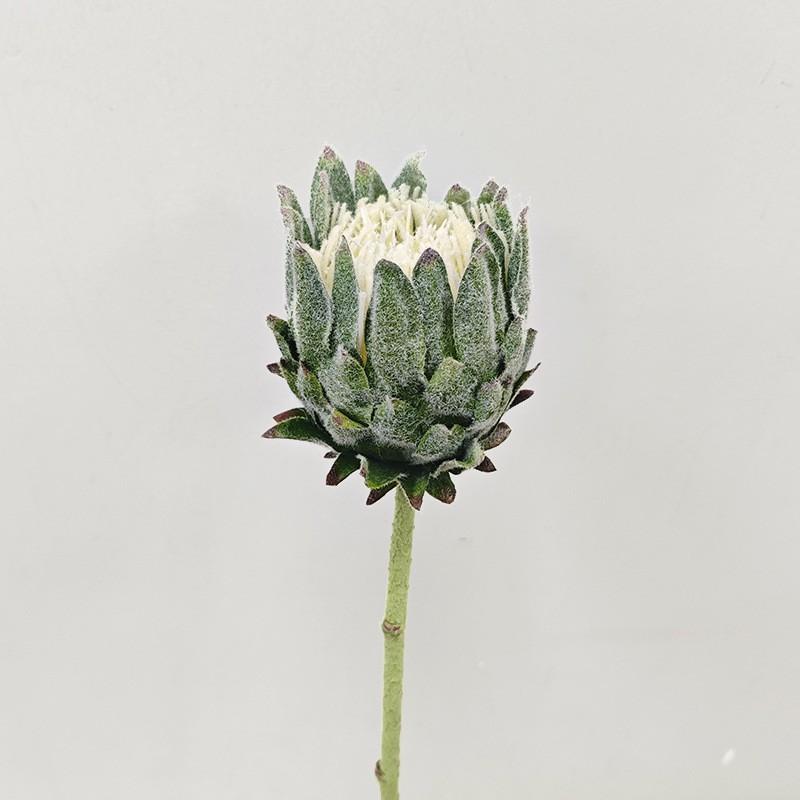 Artificial Thistle Flower Bouquet Home Decor Table Centerpiece Nordic Style Fake Single Stem