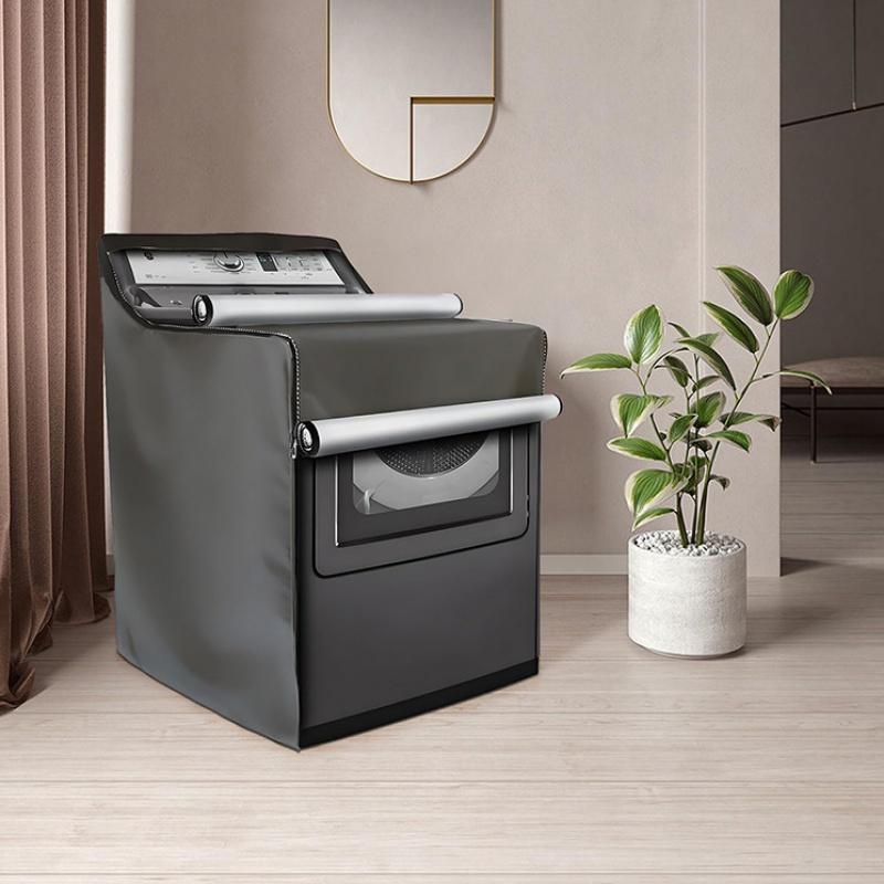 Universal Waschmaschinenabdeckung 210D Oxford-Gewebe, Wasserdicht Staubdicht Kratzfest für Innen- und Außenbereich