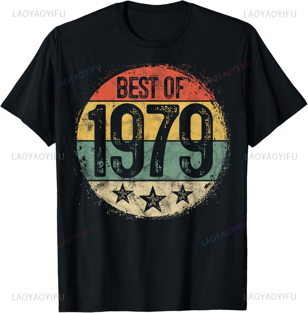 Graphic Streetwear Short Sleeve Birthday Gifts Summer Style T-shirt Mens Clothing Novelty Vintage Made In 1976 1979 TShirts