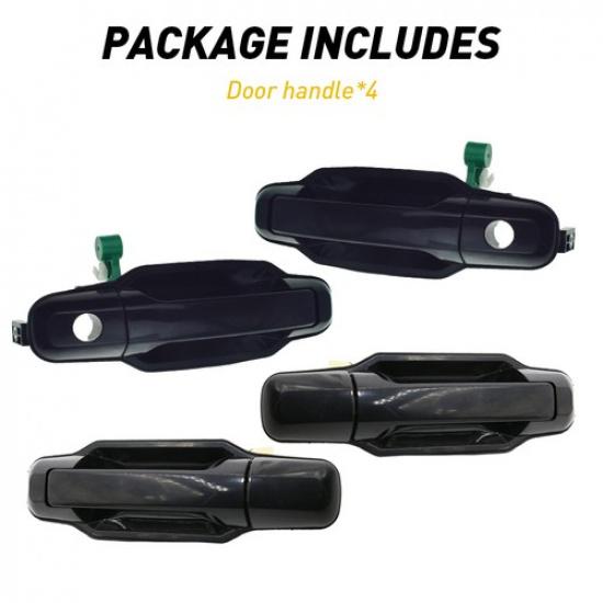 Rear Front Left Right Exterior Door Handle For 2003-2009 Kia Sorento Black