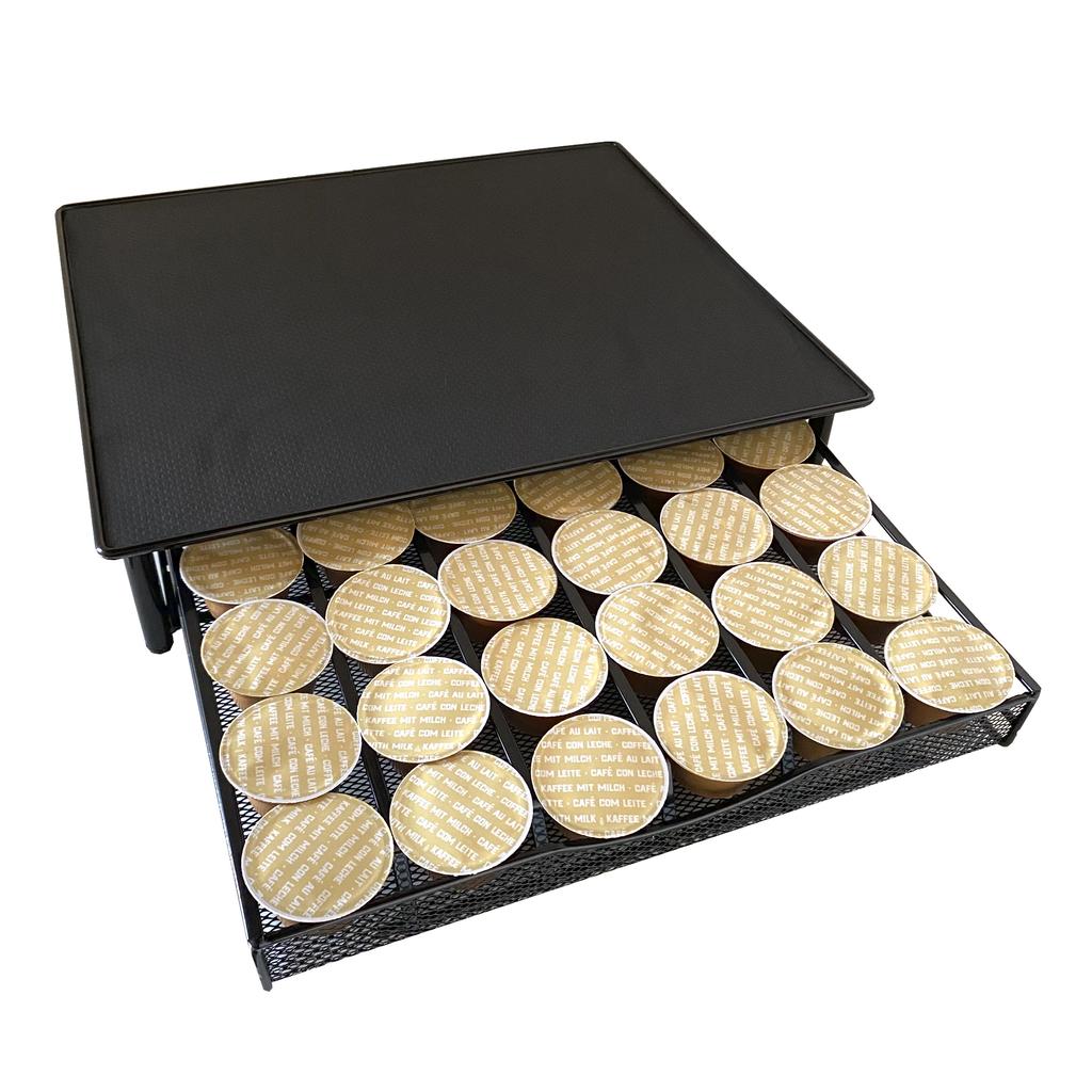 Soporte Organizador Cápsulas Dolce Gusto Nyana Home | Capacidad 36 Capsulas | Compatibilidad Dolce Gusto | Cubierta Metálica | Soporte