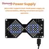 DC 5V LED Dot Matrix Electronic Hourglass DIY Kit Micro USB Interface Gravity Sensing Timer Soldering Practice Electronics DIY C