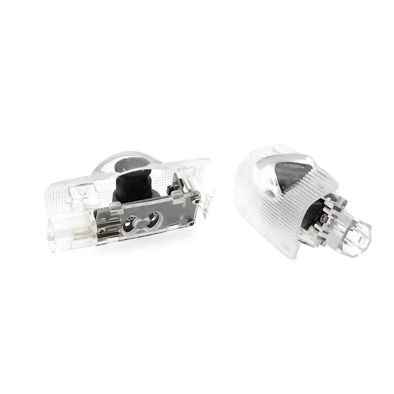 2pcs LED Car Door Welcome Light Logo Light For Toyota Camry Highlander Land Cruiser Prado Avalon Reiz Rav4 Crown CHR Accessory
