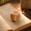 Natural Wood Dice 1/2Pcs Wooden Reading Decision Dice, 6-Sided Decision-Making for Burr-free Bookworms, Theme Decider Gift Lovers