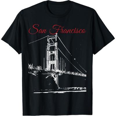 San Francisco Golden Gate Bridge California USA Souvenir T-Shirt(1)