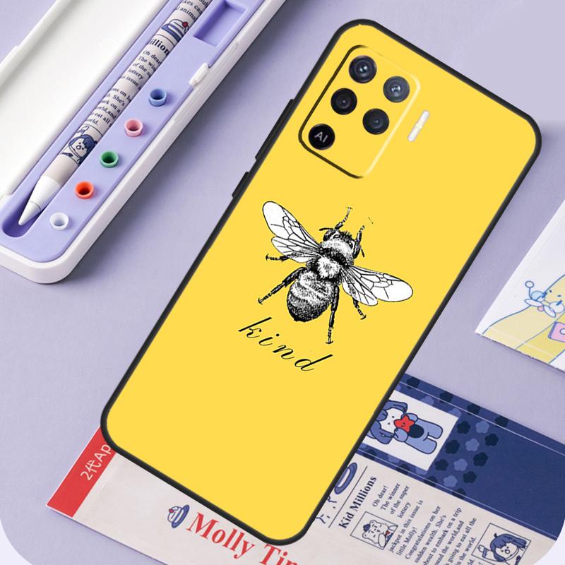 Bee Art For Oppo A96 A76 A16 A94 A74 A54 A15 A18 A38 A58 A78 A98 A40 A60 A80 A57 A17 A77 A5 Pro Case