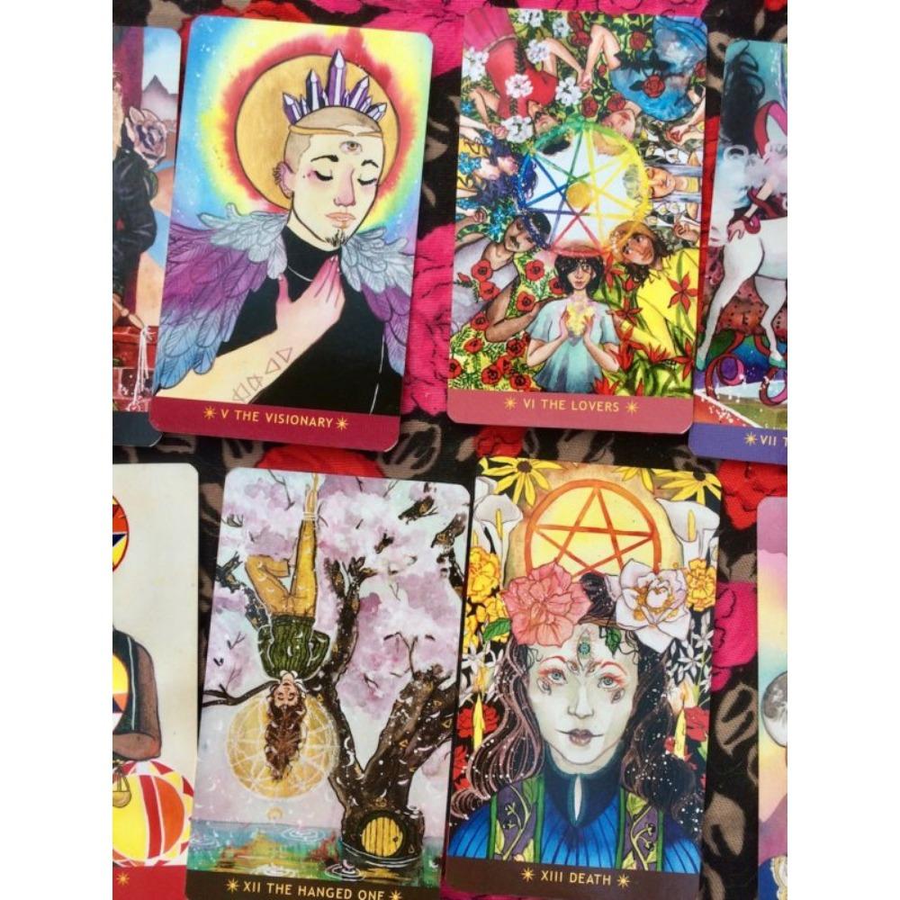 The Numinous Tarot Card Games 79pcs Rendered In Beautiful and Luminous Watercolor and Inks 10.3*6cm