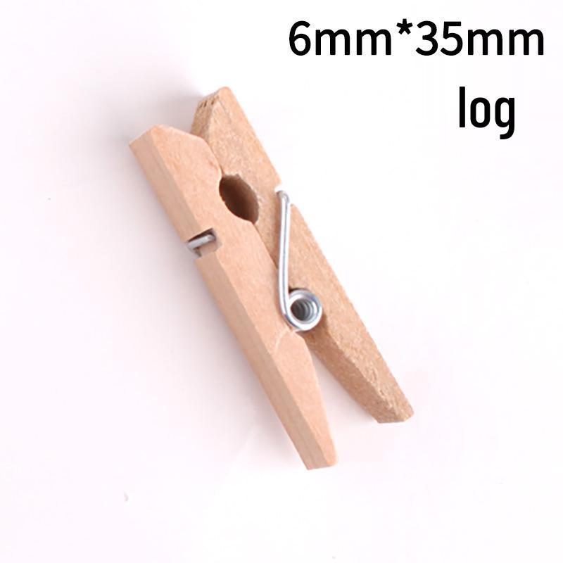 Retro Wooden Photo Clip for DIY Wall Art Decoration