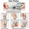 Hallux Valgus Korrektor für Damen und Herren, Verstellbares Drehknopf-Design mit Silikonpolster, l WY-26