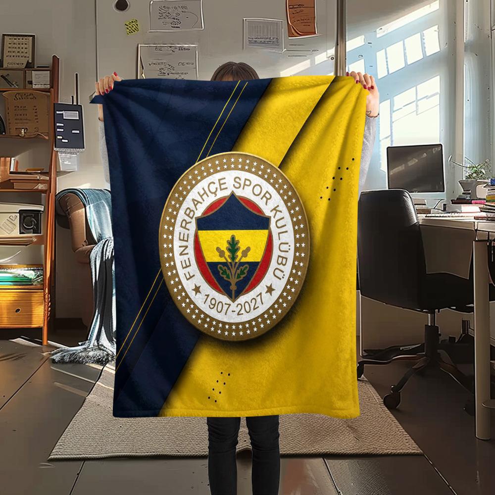 Fenerbahçe Flanelldecke, Hohe Qualität, Bequem für alle Jahreszeiten, Heimdekoration, Wärme und Komfort