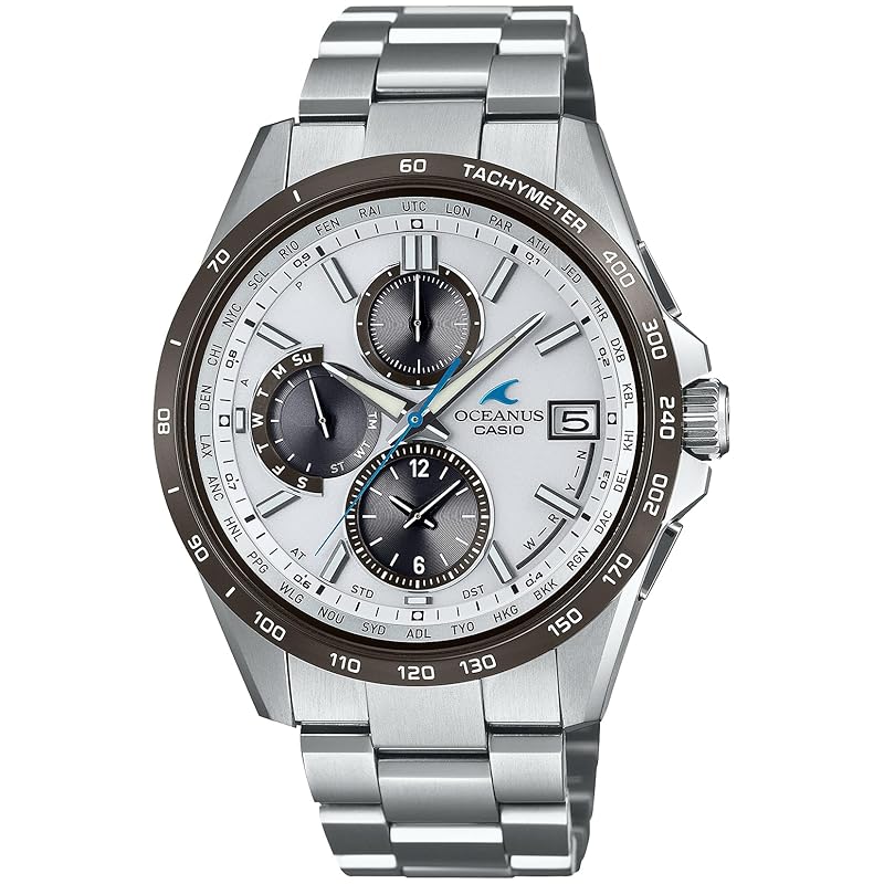 

[Casio] watch Oceanus []made in Japan Classic Line radio solar sapphire glass OCW-T2600J-7AJF men s white