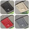 Car Sun Visor Organizer Storage Bag Card Sunglasses Clip For Tesla Cybertruck Roadster Coil SpaceX Highland Modele 3 S X Model Y