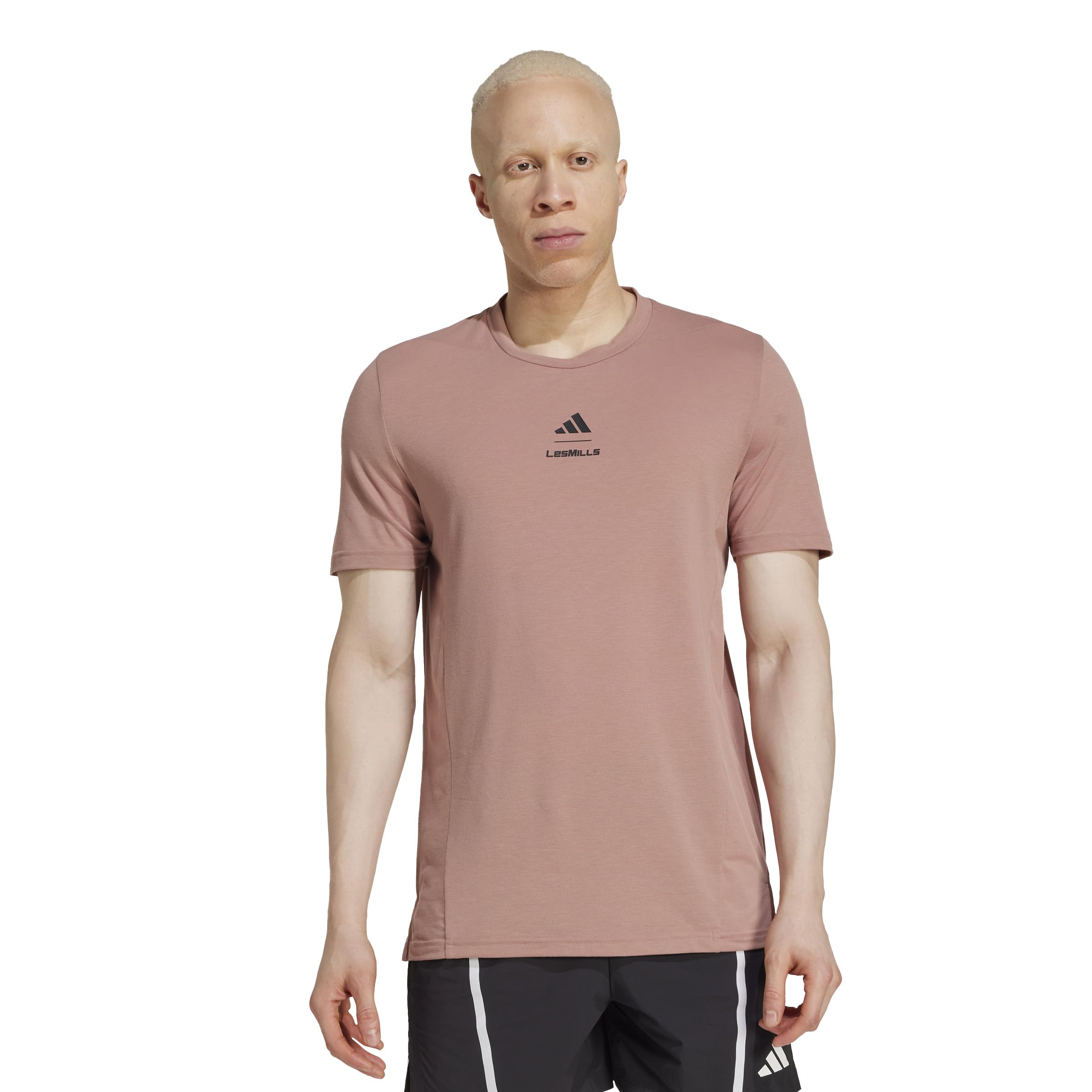 

Adidas LESMILLS KRL51 Warm Clay Short Sleeve Size S Men s T-Shirt, (JJ1439)