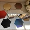 6p200mm Hexagon Mirror Wall Sticker Decal Home Decor DIY Big Acrylic Self-Adhesive Art Wall Mirrors Model Decoration 200mm Large