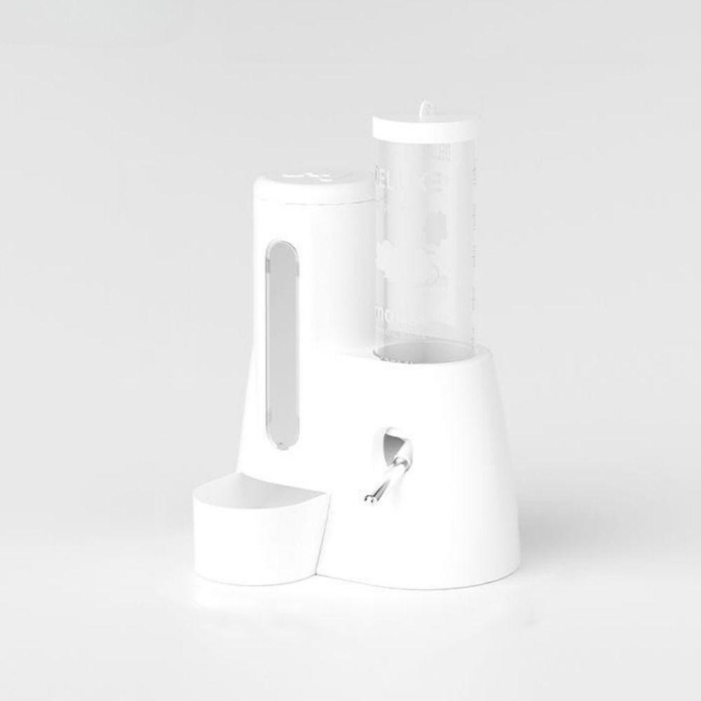 2-in-1 Hamster Automatic Water Large Capacity Easy To Clean Feeding Water Dispenser Removable Golden Bear Food Bowl For Hamster