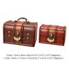 Wooden Jewelry Storage Box Decorative Jewelry Box Creative Treasure Chest  Room Props