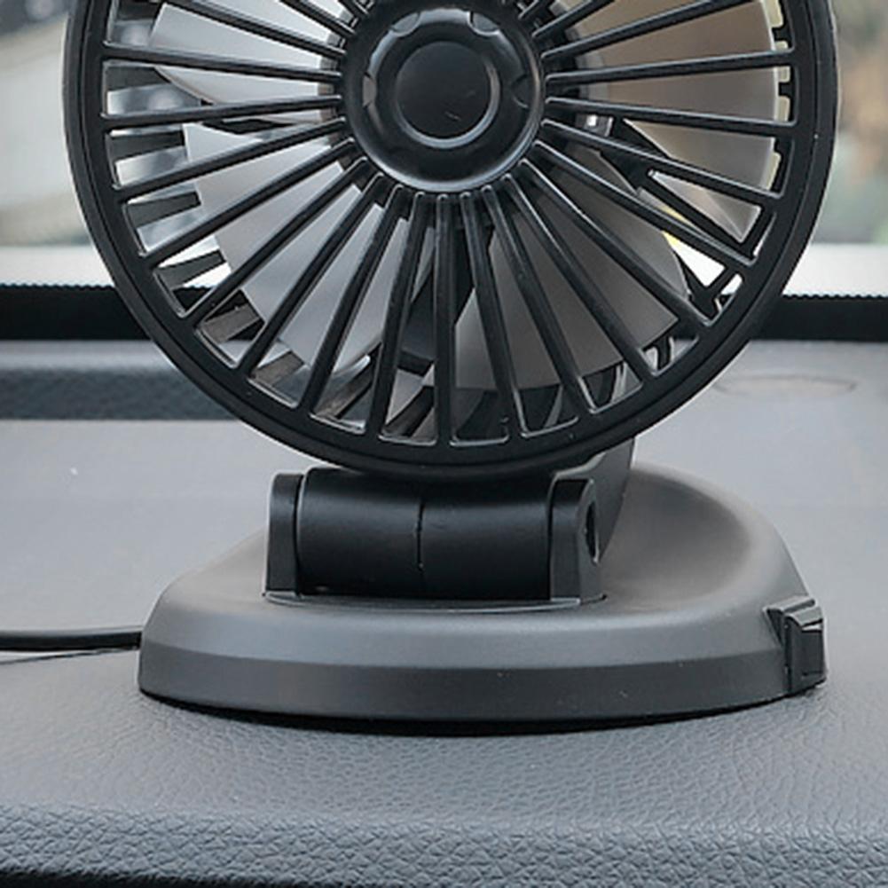 Mini Vehicle Cooling Device Adjustable 5/12/24V Car Radiator Fan 2 Speed Automobile Vehicle Accessories