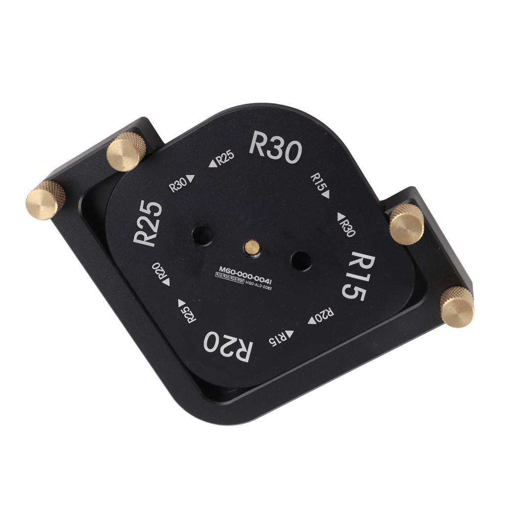 Eckenradius-Frässchablonen Aluminiumlegierung Langlebiger Fräser Frässchablonen für Holzbearbeitung