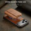 Detachable Card Slot Wallet for Magsafe Magnetic Leather Phone Case for IPhone 17 Air 16 15 14 Plus 13 12 11 Pro Max Cover