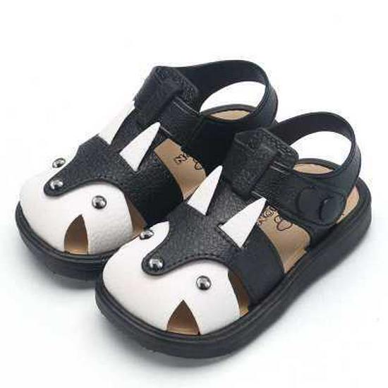 2025 Kids' Closed-Toe Korean Style Beach Sandals - Cute and Versatile Summer Shoes
