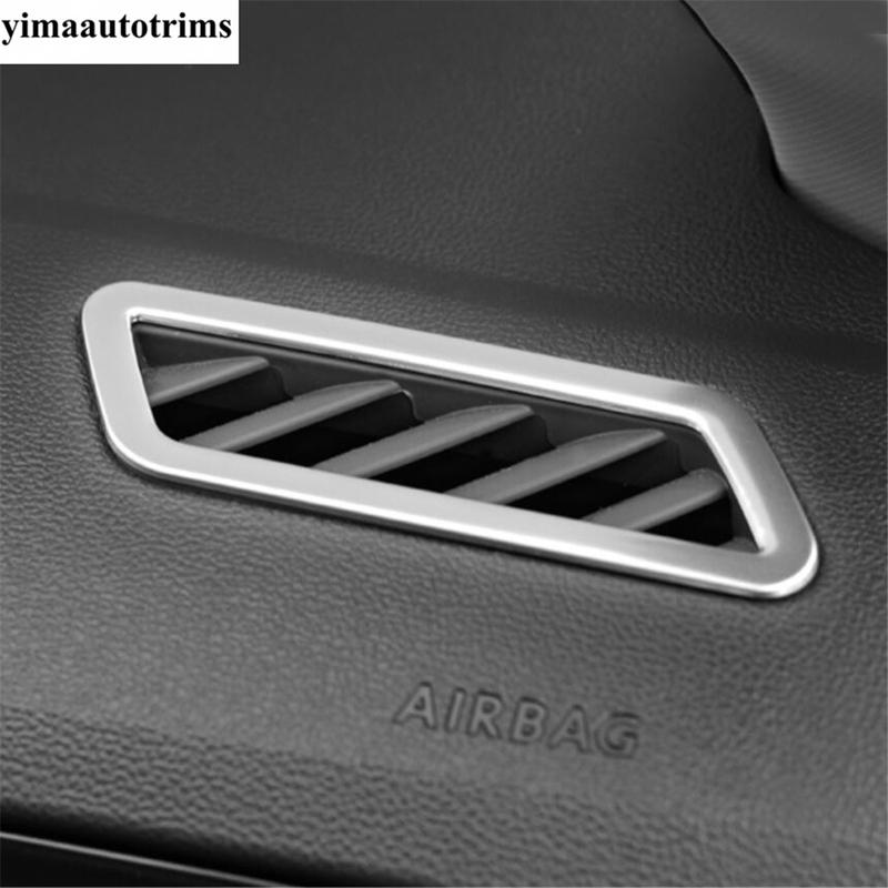 Dashboard Central Control Panel Strip Air AC Vent Cover Trim For Volkswagen T-Roc T Roc 2018 - 2025 Car Accessories Interior Kit