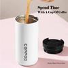 500ML Insulated Coffee Mug Cup Travel Stainless Steel Flask Vacuum Leakproof Thermo Bottles Espresso Thermos Bottle Coffeeware